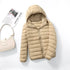 Women’s Lightweight Hooded Puffer Jacket in 15 Colours