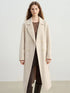 Stylish Women's Petite Wool Overcoat with Suit Lapel
