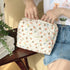 Quilted Cotton Travel Storage Bag - Retro Cherry Design