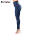 Botvotee Ripped High Waisted Skinny Jeans