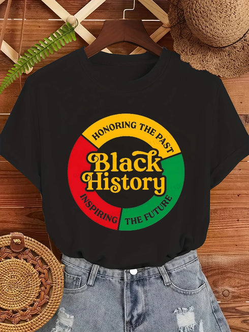 Black History Honouring The Past T-Shirt