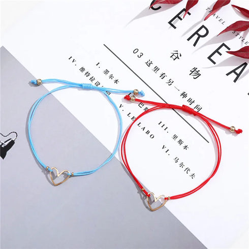 12-Piece Hollowed Out Alloy Love Bracelet Set