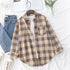 Casual Women's Flannel Plaid Shirt - Autumn Collection