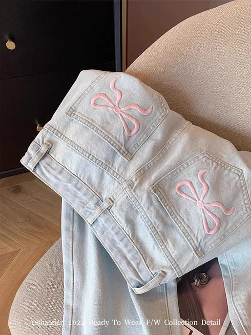 Women's High Waist Loose Fit Wide Leg Jeans