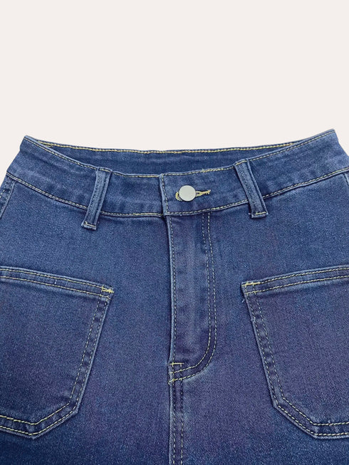 High Waist Denim Shorts for Women