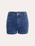 High Waist Denim Shorts for Women
