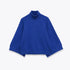 Casual Knitted Oversized Sweater with Mock Neck