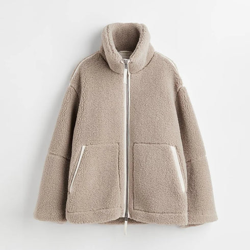 Women's Loose Fit Cashmere-Style Jacket