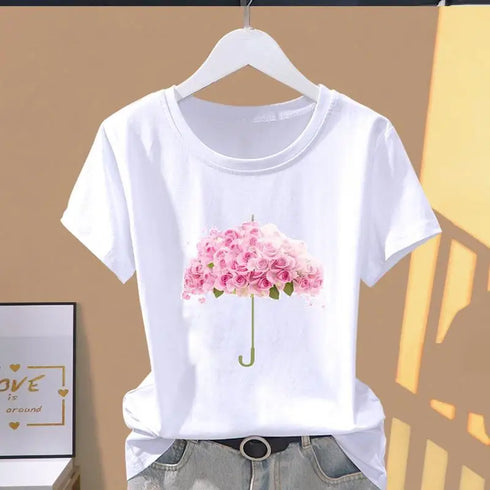 Leopard Print Oversized Women's T-Shirt