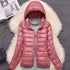 Women’s Lightweight Hooded Puffer Jacket in 15 Colours