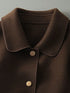 Classic Solid Woolen Coat for Women