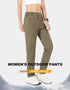 EUMERGX Women's Quick-Dry Cargo Hiking Pants