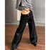 High Waist Blue Wide Leg Jeans for Women