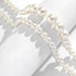 Multilayer White Imitation-Pearl Choker Necklace