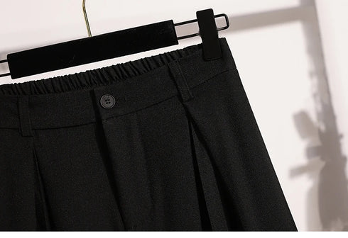 Plus Size Wide Leg Trousers for Women - Autumn 2024