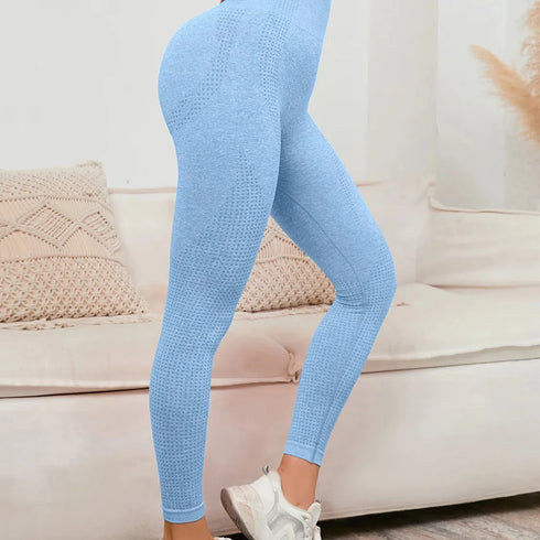 High Waist Push Up Seamless Leggings for Women
