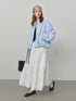 French Barn-Style Oversized Short Jacket for Women