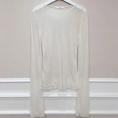 Slim Fit Long Sleeve T-Shirt for Women
