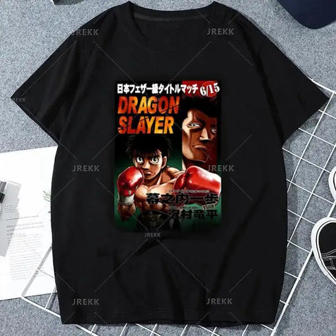 Anime Hajime No Ippo Boxing Gym T-Shirt for Women