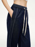 DUSHU Women's Contrast Topstitching Straight Leg Jeans