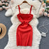 Women’s Backless Knitted Mini Dress