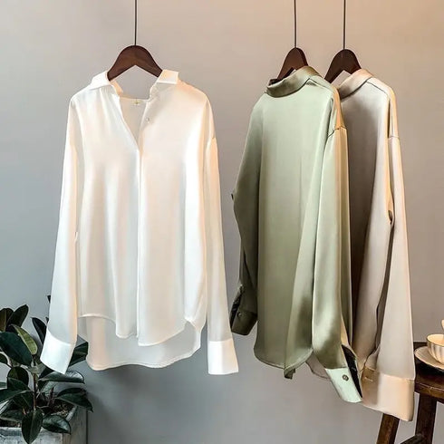 Elegant Long Sleeve Casual Blouse for Women