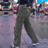 Trendy High Waisted Cargo Pants with Multi Pockets