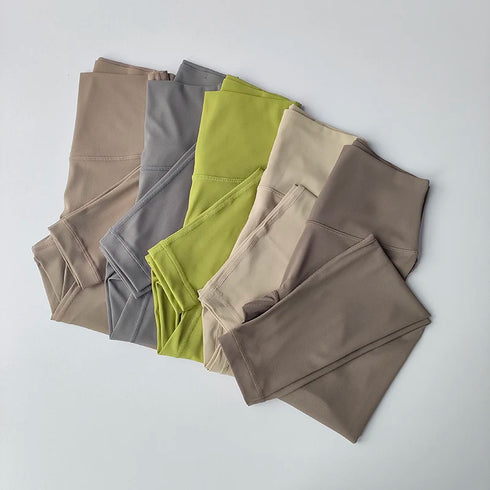 High-End Women's Naked Feeling Fitness Leggings