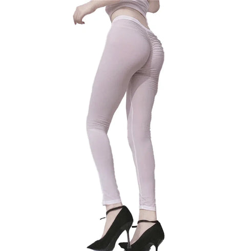 Sheer High Elastic Leggings for Women