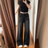 Women's Thick Fleece Straight Jeans - Casual Velvet Denim