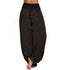 Plus Size Printed Wide Leg Harem Pants