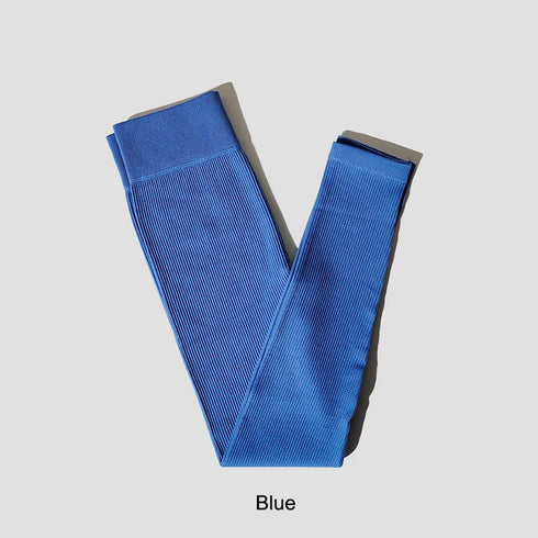 Ribbed Seamless High Waist Yoga Leggings