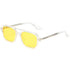 Retro Double Bridge Pilot Sunglasses with Pink Gradient
