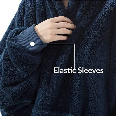 Oversized Hooded Fleece Hoodie Blanket for Women