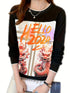 Printed Long Sleeve Casual Top for Women