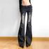 Women’s Gothic Flare Jeans in Black