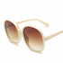 Round Frame Oversized Sunglasses for Women