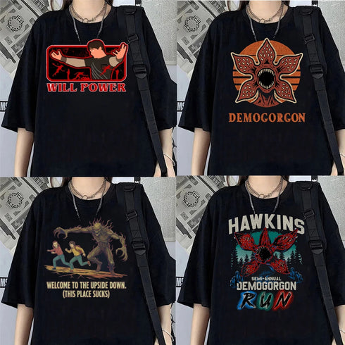 Hawkins Demogorgon Graphic T-Shirt for Women