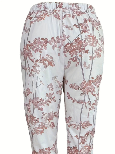 Women's Floral Oversized Summer Pants