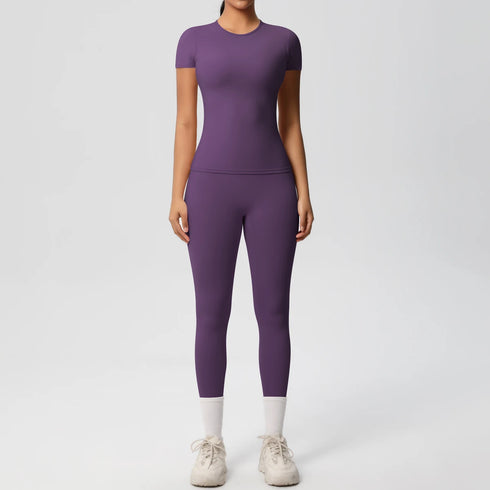Women's 2-Piece Patchwork Yoga Set