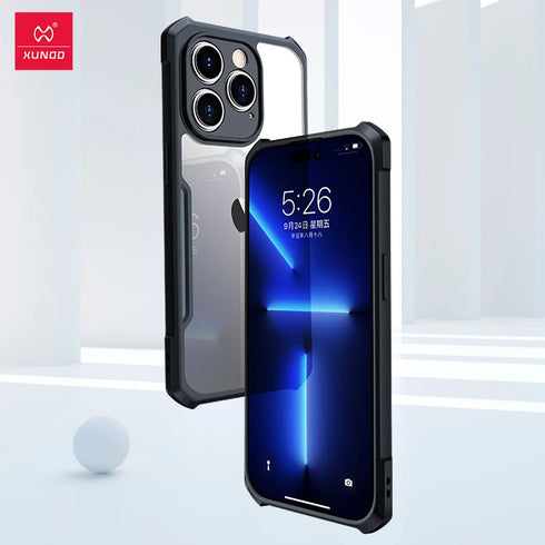 XUNDD Shockproof Transparent Case for iPhone 15 Pro Max