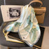 Luxury Silk Square Scarf for Women - 70cm