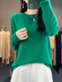 100% Merino Wool Long Sleeve Sweater for Women