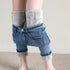 High Waist Thermal Jeans for Women - Warm Plush Denim