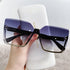 OEC CPO Oversized Rimless Sunglasses UV400 Gradient