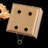 GANEMLY Gold Five-Leaf Clover Pendant Necklace