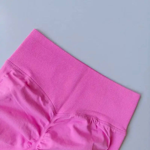 High Waisted Hip Lifting Peach Pants for Women