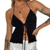 Chic Women’s Backless Crop Top - Y2K Sleeveless Tank