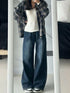 Womens Baggy High Waist Denim Jeans