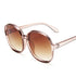 Round Frame Oversized Sunglasses for Women